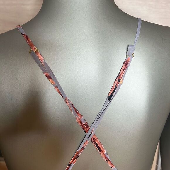 For Love & Lemons Purple Floral Mini Slip Dress & Sheer Kimono Duster Set O/S & - Picture 9 of 15